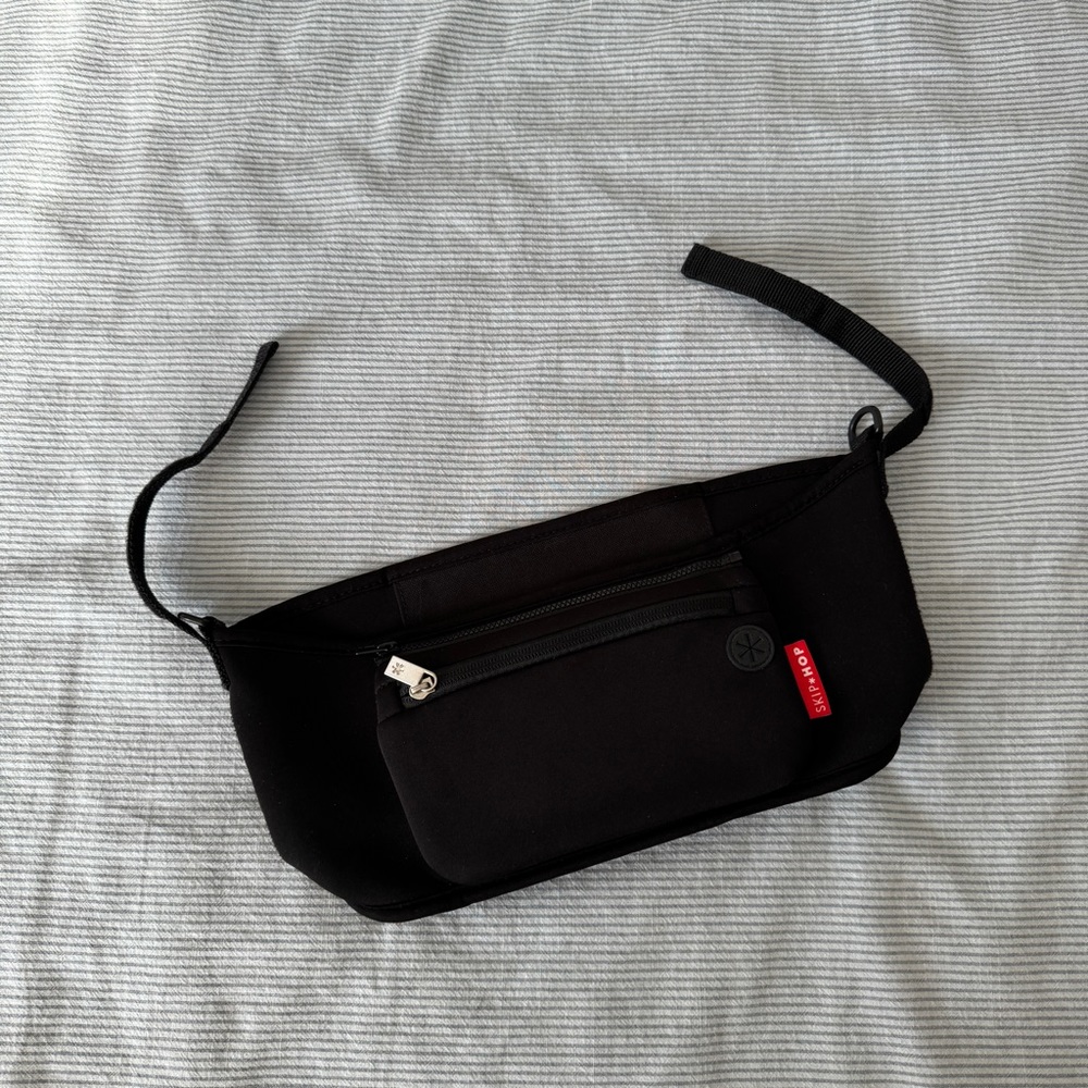 Skip hop black universal stroller caddy